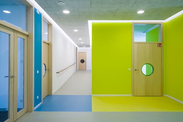 Innenausbau eines Kindergartens in Germering – Neubau